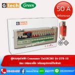 ตู้ควบคุมไฟฟ้า Consumer UnitRCBO รุ่น GTS-10 50A